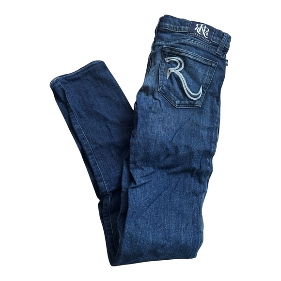 Rock & Republic Berlin Skinny Blue Women's Jeans Size: 27 - Picture 1 of 8